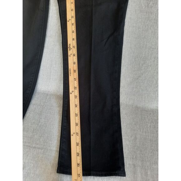 Levi's Premium 511 Men W40/32L Slim Fit Pleated‎ BIG E Stretch Black Denim Jeans - Picture 4 of 9